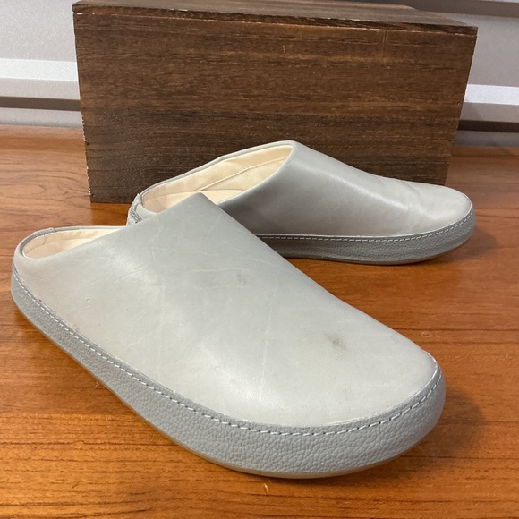 Olukai Men Hamani Gray Leather Mule Slipper Size 10 main image 7